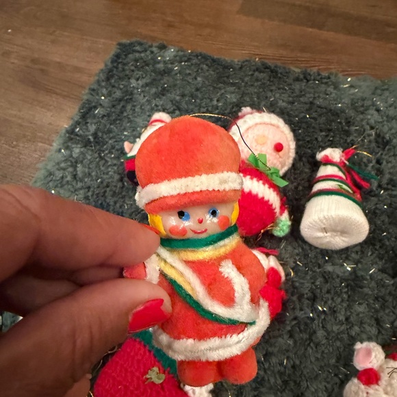 16 pieces Christmas Vtg ornament lot - Picture 9 of 10